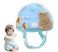 Casco di sicurezza per bambini, Casco per bambini anti-shock regolabile Casco protettivo in cotone traspirante Casco anti-caduta Cappello anticollisione per bambini che gattonano e camminano