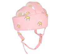 Casco di sicurezza per bambini con imbracature protettive anti-pali, con cinghia per il mento, regolabile, traspirante, per bambini di età compresa tra 0 e 3 anni