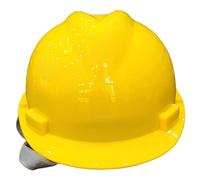 Casco di sicurezza per bambini regolabile, elmetto protettivo con sospensione a 4 punti per bambini piccoli, circonferenza della testa da 19, 7-23, 6 pollici(Giallo)