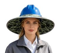 Casco di sicurezza per casco di sicurezza con visiera rigida | Visiera parasole a tesa larga per cantiere all'aperto, lavori in serra, giardinaggio, pesca, ciclismo