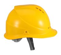 Casco di Sicurezza per Edilizia in ABS Rosso, Traspirante | Cinturino Regolabile, Protezione della Testa, per Cantieri All'aperto e Lavori Domestici, Stile Robusto