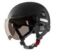 Casco di sicurezza per moto, multi-sport, con visiera parasole, cruiser e scooter, per uomini e donne, leggero, protettivo da strada, 45,7-64 cm