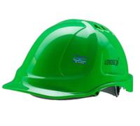 Professionale Sicurezza Casco Verde Tessuto Sospensione Cricchetto Per