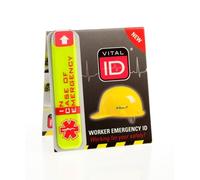 Casco Di Sicurezza Rigido ID Vitale Per Lavoratori Tag Di Emergenza ICE