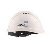 Casco Di Sicurezza Shelblast Senza Picco (Bianco Super) GEC