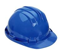 Casco di sicurezza ventilato leggero con imbracatura a 8 punti elmetto da lavoro per costruzioni con cricchetto antiscivolo (blu)