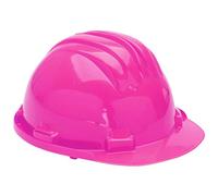 Casco di sicurezza ventilato leggero con imbracatura a 8 punti elmetto da lavoro per costruzioni con cricchetto antiscivolo (rosa)