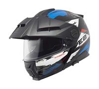 Casco E2 TRAIL Blu Nero Bianco Opaco SCHUBERTH - UE: L