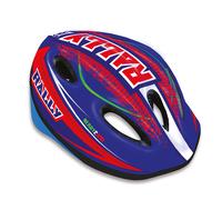 Casco EASY BOY Aereodinamico per Bambini Misura 52-56 cm con Fori di Aerazione Rosso o Blu