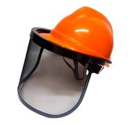CASCO ELMETTO PROTETTIVO CON VISIERA A RETE PER DECESPUGLIATORE E TAGLIAERBA