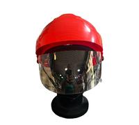 Casco Elmo Sicor EDIL-01 Protezione Civile Croce Rossa con Visiera VVFF Certifi