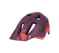 Casco endura singletrack grenade viola rosso