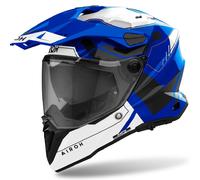 Casco enduro Airoh Commander 2 Reveal blu lucido 3XL