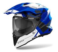 Casco enduro Airoh Commander 2 Reveal blu lucido L