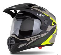 Casco enduro Cassida Tour 2.0 X-tra sabbia opaco-giallo fluo-verde-nero S
