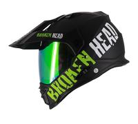 Casco Enduro Rotto Made2Rebel Verde + Verde Visiera Specchiata