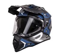 Casco enduro Street Racer Tracker nero-blu XS