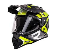Casco enduro Street Racer Tracker nero-giallo fluo XL