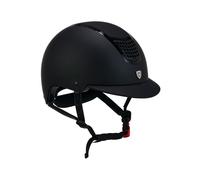 CASCO EQUESTRO MODELLO ECLIPSE PLAIN MATT ROWEL FITTING
