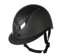 Casco equitazione con rotella modello Alarion con dettagli in carbonio omologato