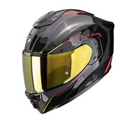 Casco EXO-1500 AIR MUNDI CARBON Nero Rosso Giallo SCORPION - UE: L