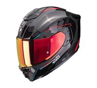 Casco EXO-1500 AIR MUNDI CARBON Nero Rosso SCORPION - UE: M