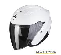 Scorpion EXO-230 Solid Casco Jet, Bianco, Taglia XXL (62/63)