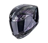 Scorpion EXO-391 Clutter, casco integrale L male Nero/Argento/Lilla/Verde