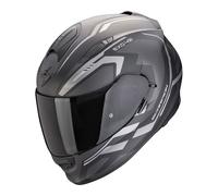 Scorpion Exo-491 Kripta Casco, nero-argento, taglia 2XL per maschi