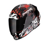 Scorpion Casco integrale da moto EXO-491 Spector Nero/Rosso Taglia M