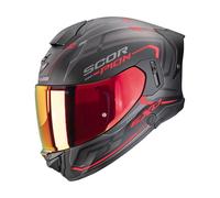 Casco EXO-530 AIR SLOPE Nero Opaco Rosso SCORPION - UE: M