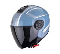 Scorpion Casco da moto Jet EXO-CITY II Cosmos Blu Argento Taglia L