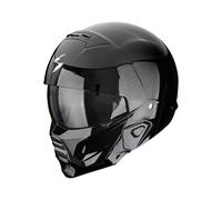 SCORPION Casco Integrale Jet EXO-COMBAT II Solid Nero Lucido
