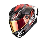 Scorpion EXO-Race Air Kobra FIM 2 Casco, nero/rosso, Taglia XXL (63/64)