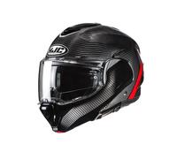 Casco F100 CARBON STAN Nero Rosso HJC - UE: L