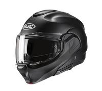HJC, Casco Moto Modulare F100 UNI Semi Flat Black, M