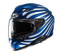 HJC F71 Zen Casco, bianco-turchese-blu, taglia M per maschi