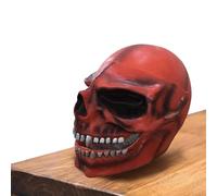 Casco fantasma, occhiali da moto con teschio, con occhiali protettivi, per gli appassionati di moto devono avere teste di fantasma come decorazione da parete per adulti, uomini e donne