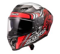 Casco FF807 DRAGON ENTHUM Rosso LS2 - UE: 3XL