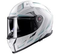 Casco FF811 VECTOR 2 ALIZER Bianco Argento LS2 - UE: 2XL