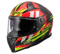 Casco FF811 VECTOR 2 CARBON TANTIC Rosso Giallo LS2 - UE: 3XL