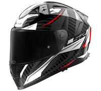 Casco FF811 VECTOR II CARBON SAVAGE Bianco Rosso LS2 - UE: L