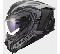 Casco FF817 CHALLENGER II DRAVIX Grigio Nero LS2 - UE: 3XL