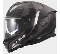 Ls2 Ff818 Storm Iii Sporty Full Face Helmet Nero,Grigio 2XL