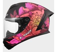 Casco FF820 RAPID 3 POPPIES Nero Opaco Rosa LS2 - UE: XS