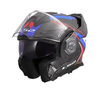 LS2 FF901 Advant X Carbon Future II Casco, bianco-rosso-blu, taglia XL per maschi