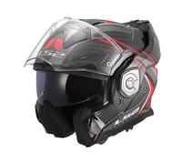 Casco Modulare Reversibile Carbonio Ls2 FF901 Advant X C FUTURE II Rosso