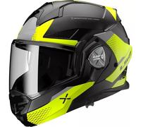 LS2 FF901 Advant X Oblivion Casco, nero-giallo, taglia M per maschi