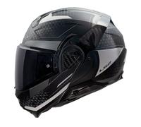 LS2 FF910 Advant II Astral Casco, nero-grigio, taglia L per maschi