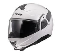 LS2, Casco Moto Modulare ADVANT II SOLID Gloss White, XXL